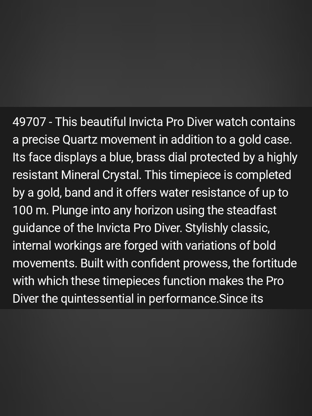 NEW Invicta Pro Diver Crestcore Men's Watch - 43mm Gold 49707 Unique No 2nd Hand - Picture 2 of 13